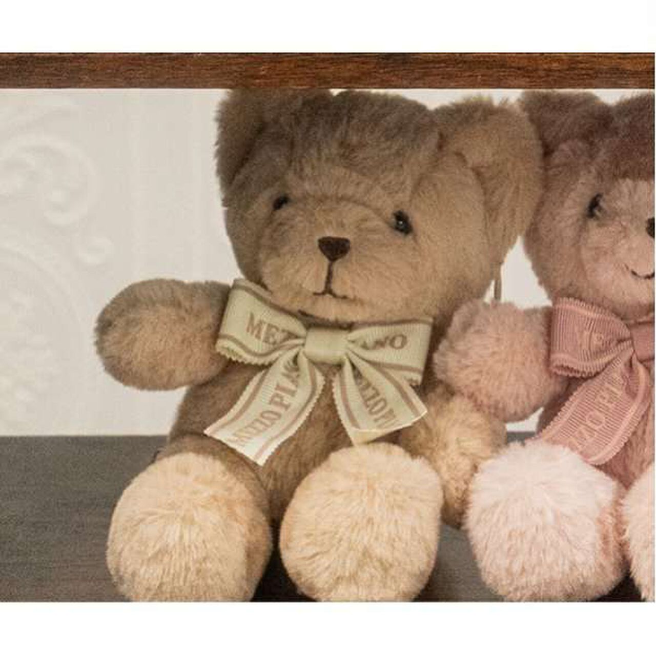 Bear Plush Toy Pass Case,Light beige, large image number 2