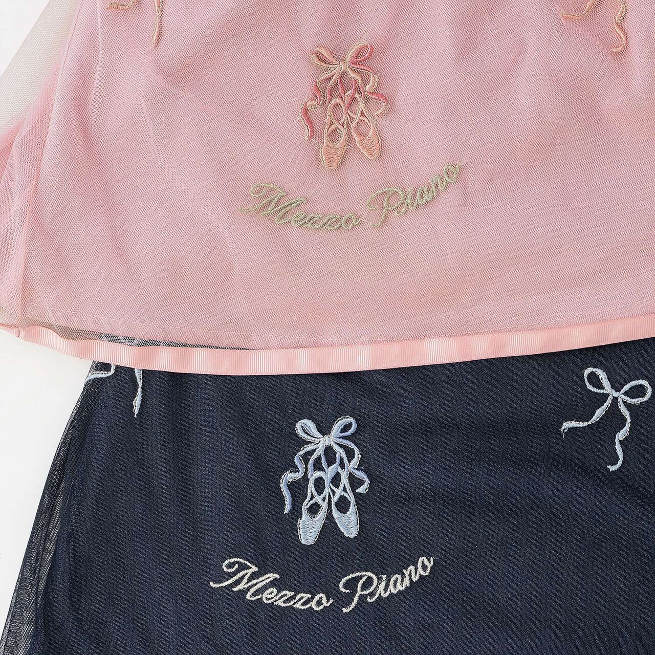 Ballet Embroidered Camisole Dress & Short-Sleeve T-Shirt Set,Pink, large image number 9