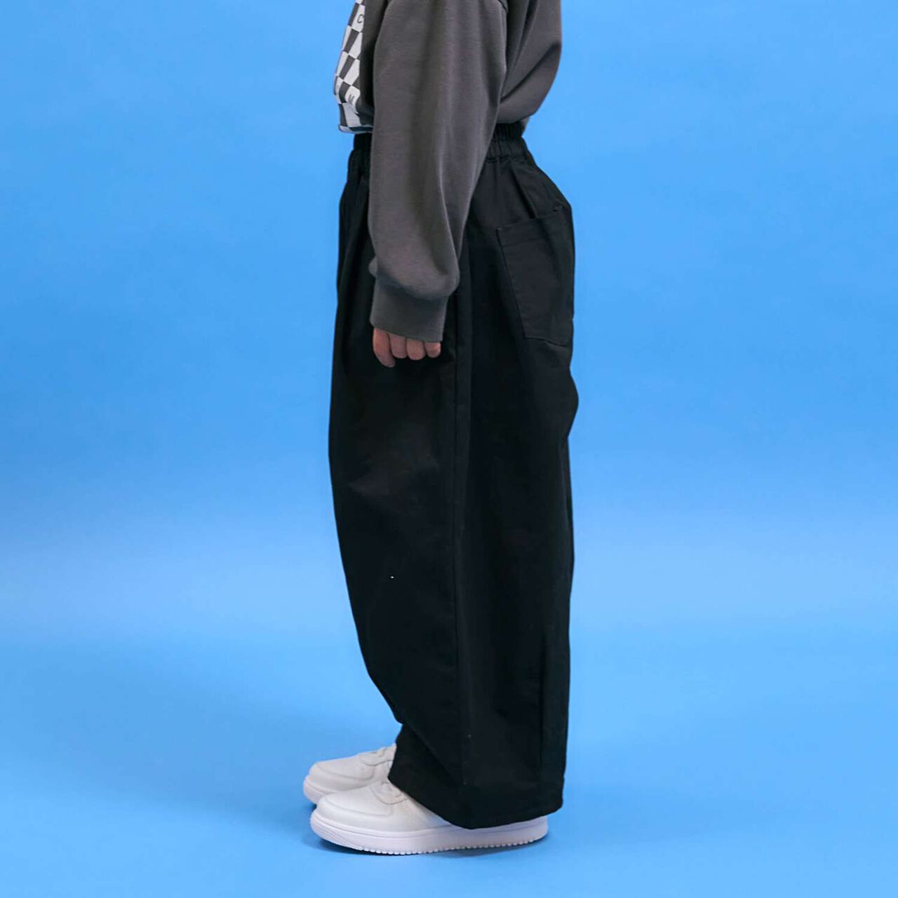 Volume Balloon Pants [MNCM],Khaki, large image number 22