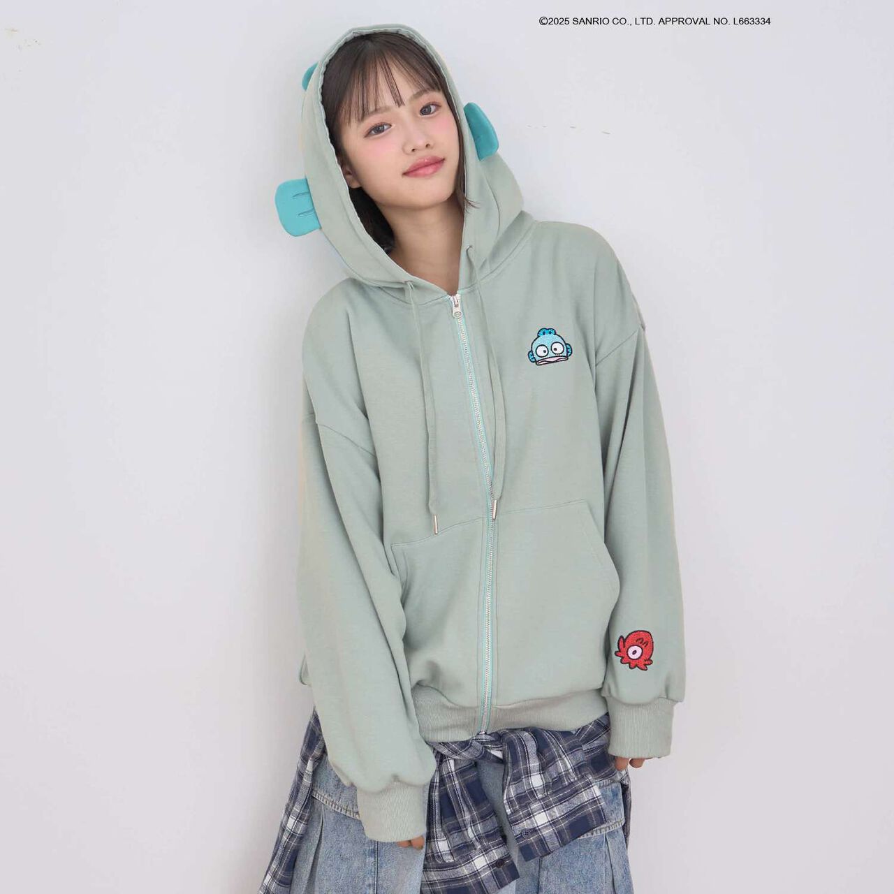 Sanrio Characters Roleplay Hoodie,Off white, large image number 17