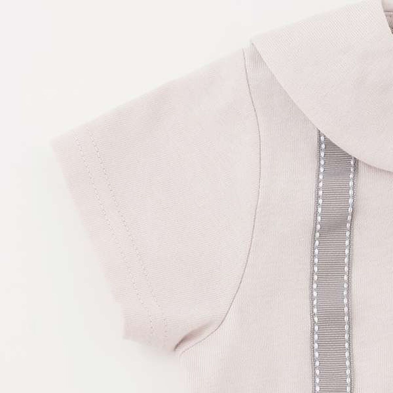 Short-Sleeve Dressy Coverall,Off white, large image number 4