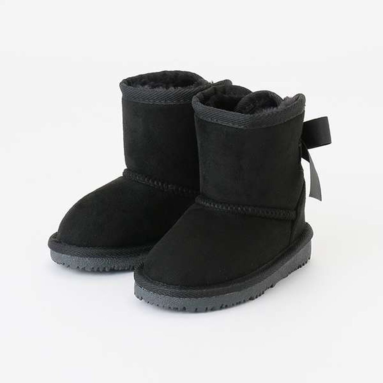 Ribbon Mouton Boots,Beige, large image number 12