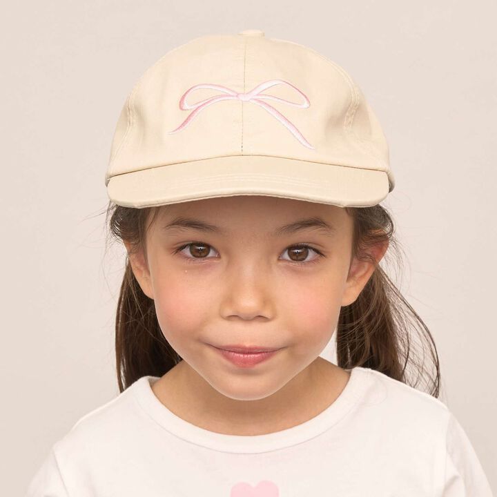 Ribbon Embroidery Cap,Light beige, medium image number 11
