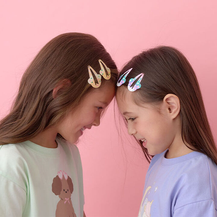 Ice Hair Clip 2P Set,Magenta, medium image number 3