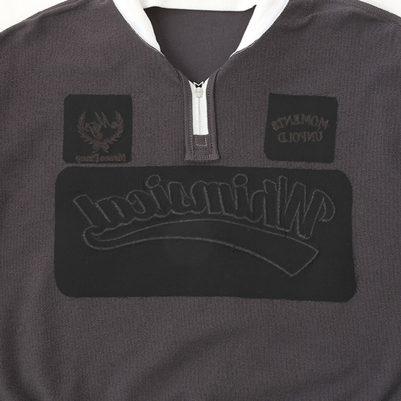 Half-Zip T-Shirt,White, large image number 8