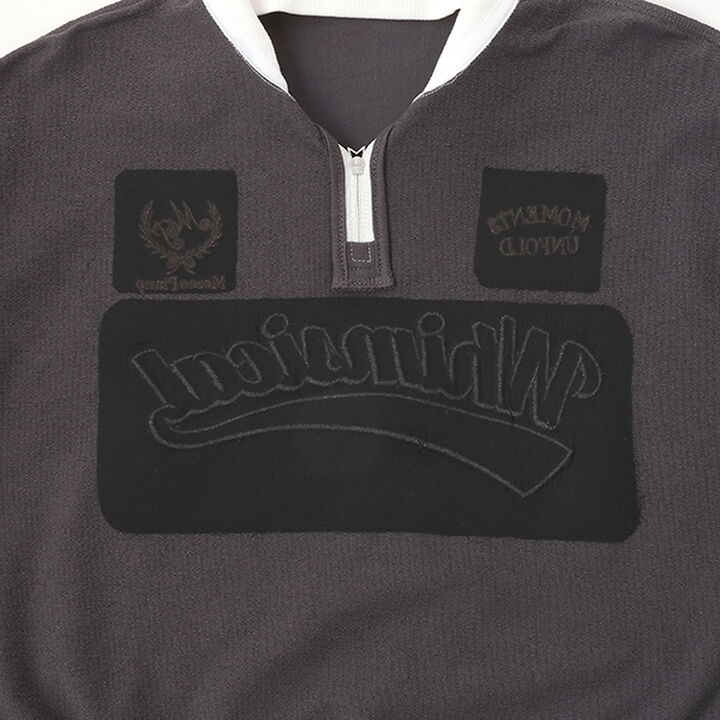 Half-Zip T-Shirt,White, medium image number 8