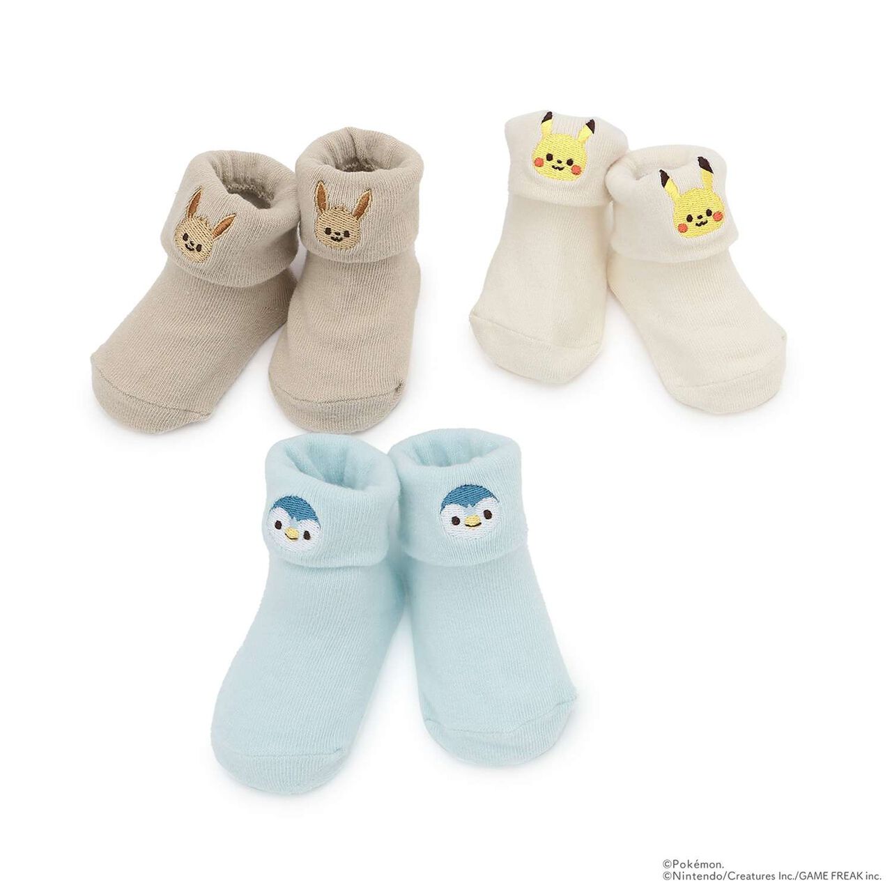 [Monpoke] Motif Socks,Light blue, large image number 6