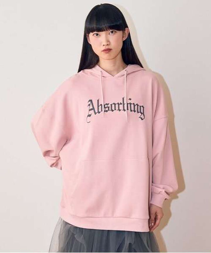 Loose Hoodie,Pink, medium image number 0