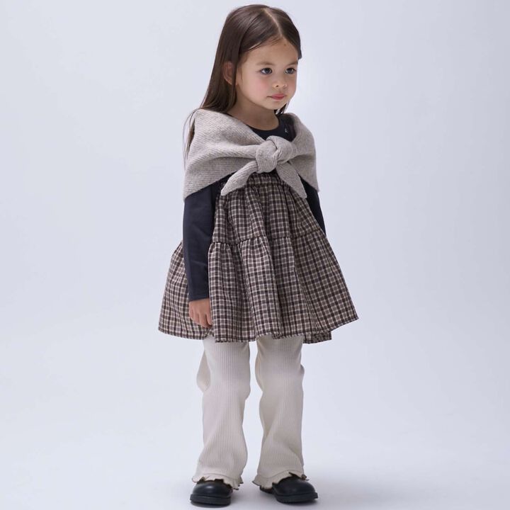 2WAY Tiered Skirt Convertible into Tunic,Charcoal gray, medium image number 3