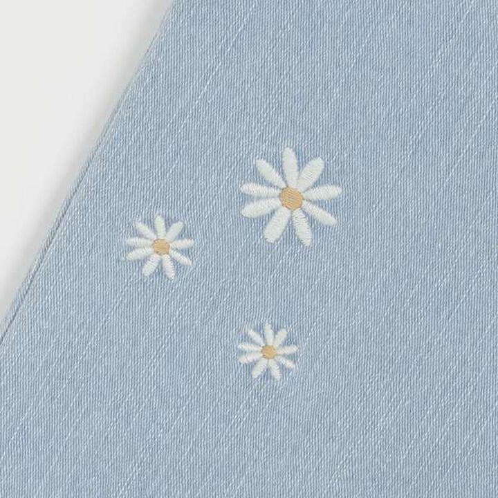 [Link] Flower Embroidery Overalls (Kids),Ivory, medium image number 2