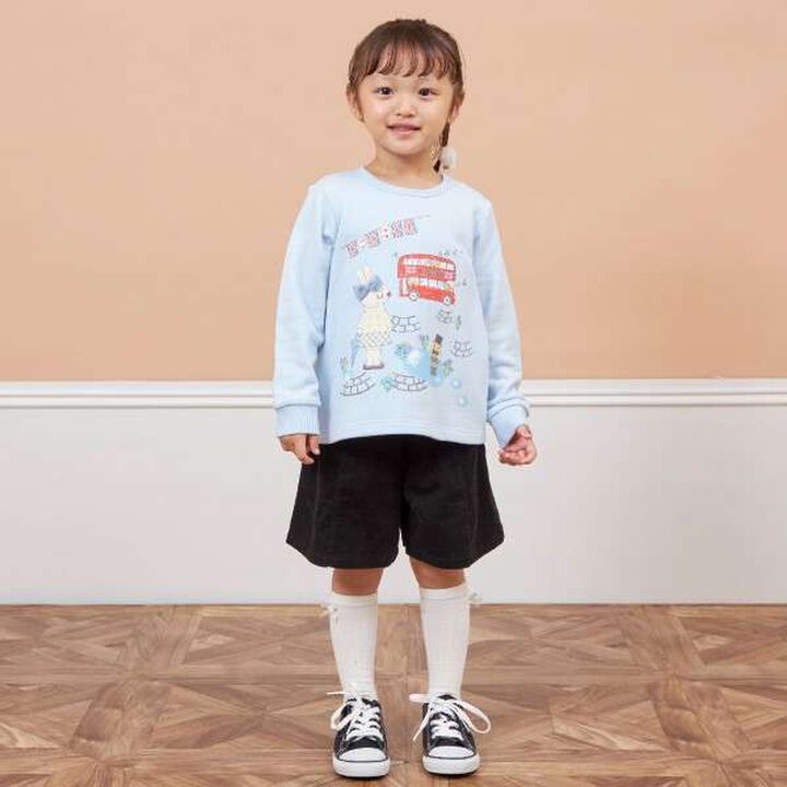 KP Knit Twill Pleated Wrap Pants [100-140],Black, medium image number 5