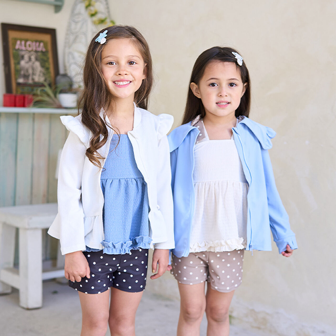 [SWIM] [UV Processing] Sailor Frilled Collar Rash Guard,Sax blue, large image number 11