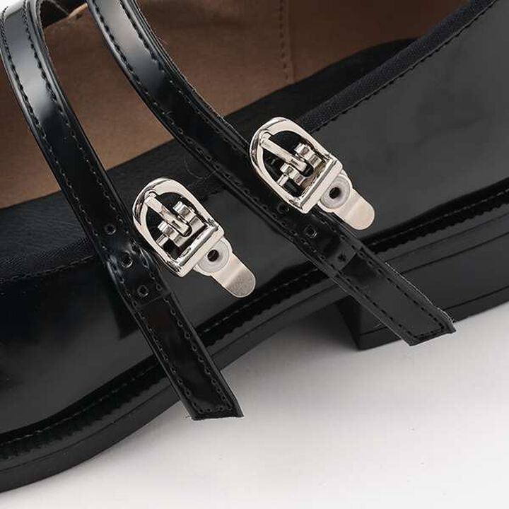 Double Strap Shoes,Black, medium image number 4