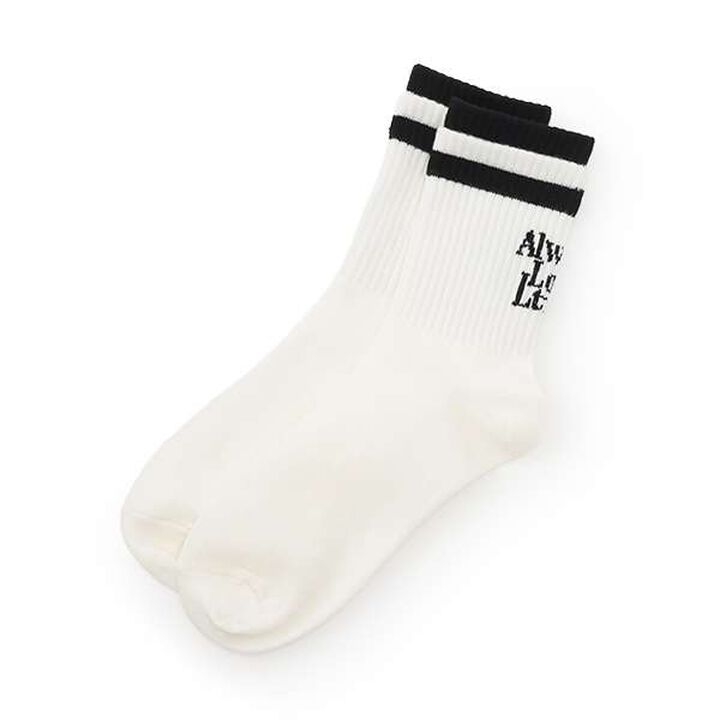 [LTXC] Cap Crew Socks,White, medium image number 0