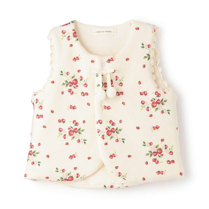 Wild Strawberry Vest,, medium