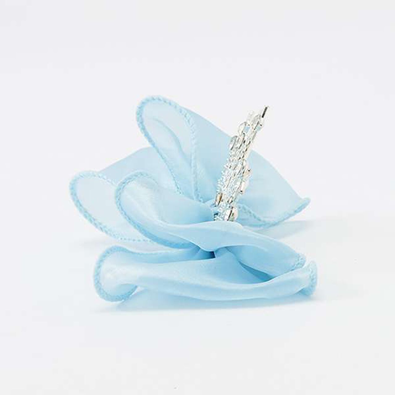 Halloween Big Ribbon Tiara Hair Clip,Sax blue, large image number 4