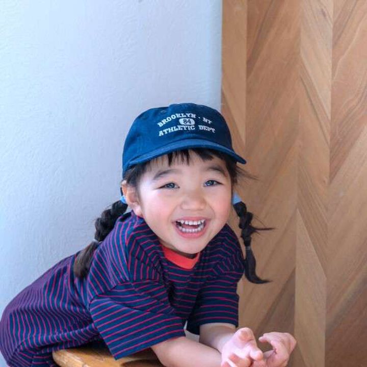 College Logo Embroidered Cap,Navy, medium image number 0