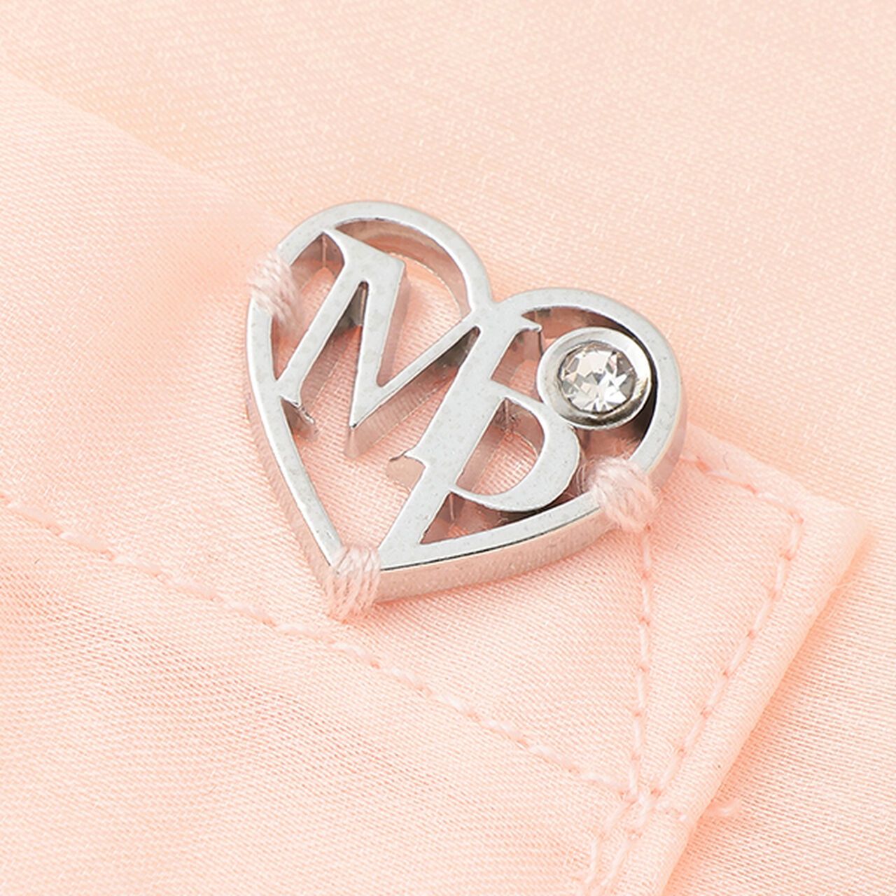 Sheer Shirt & Logo Rib Tank Top Set,Peach, large image number 5