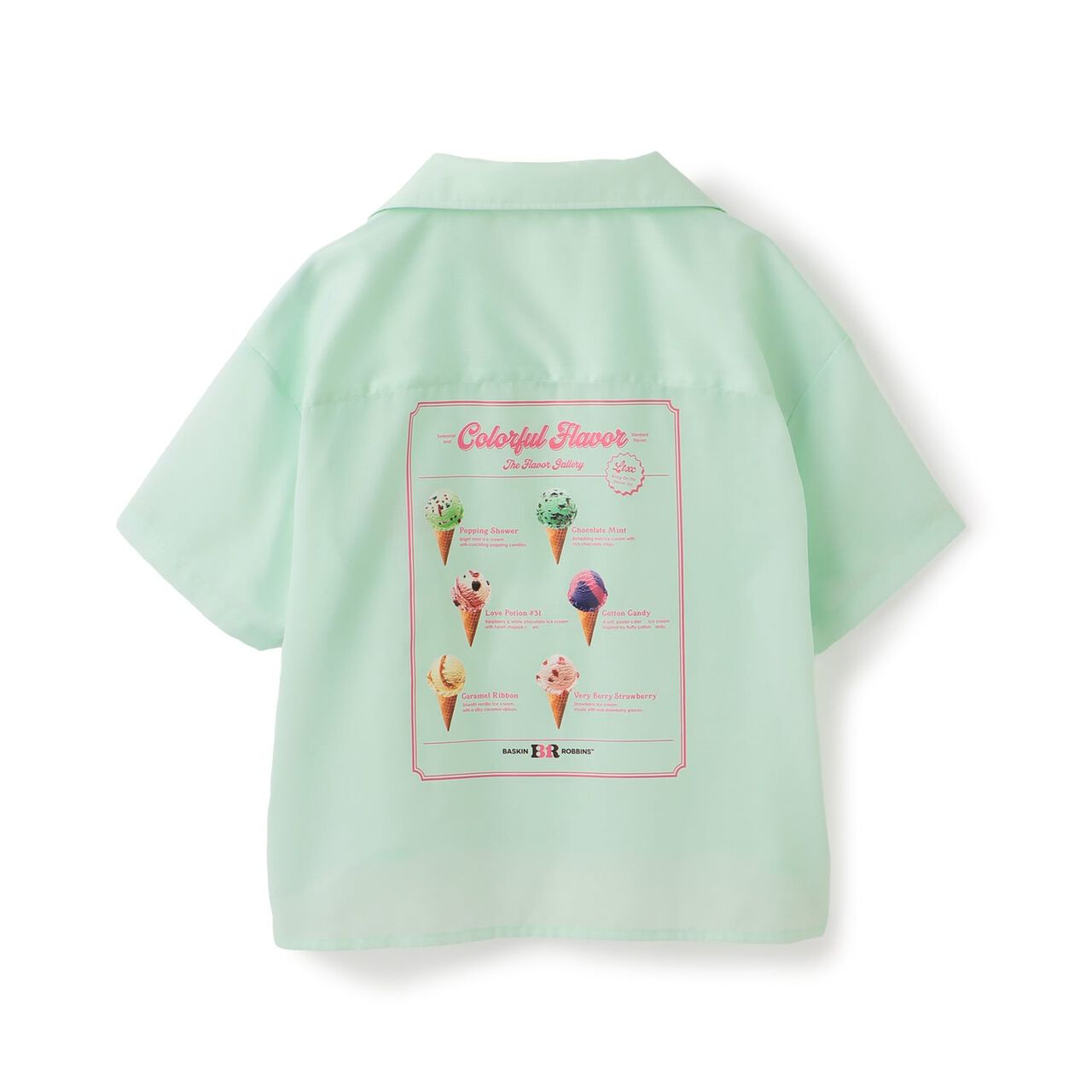 [31 Ice Cream] [LTXC] Open Collar Shirt,White, large image number 8