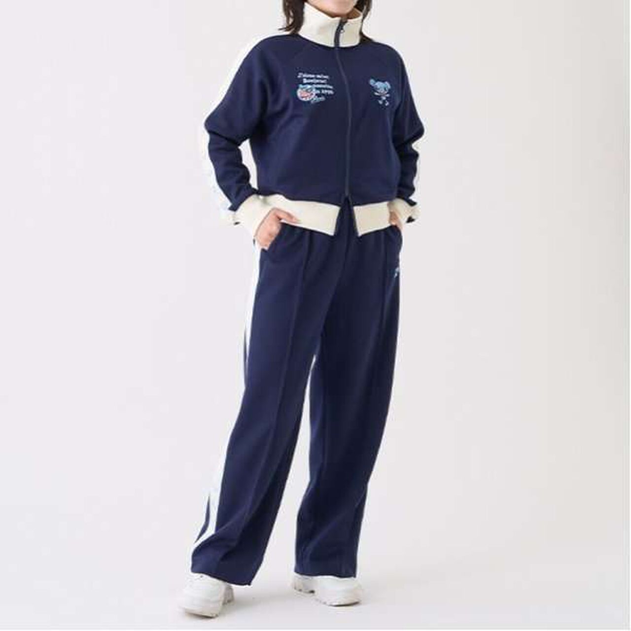 Mint-kun Track Pants,Navy, large image number 5