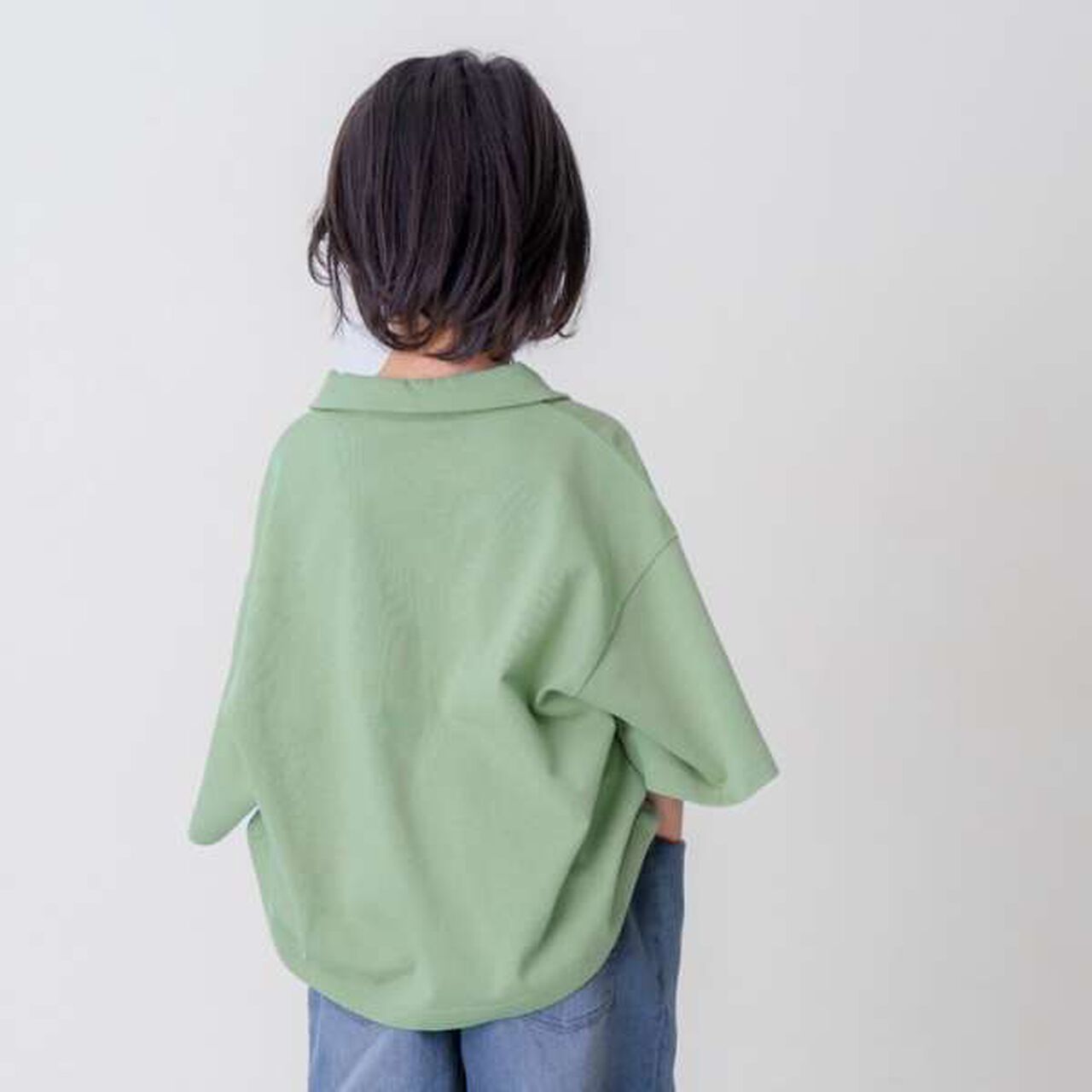 Skipper Neck Layered T-Shirt,Navy, large image number 3