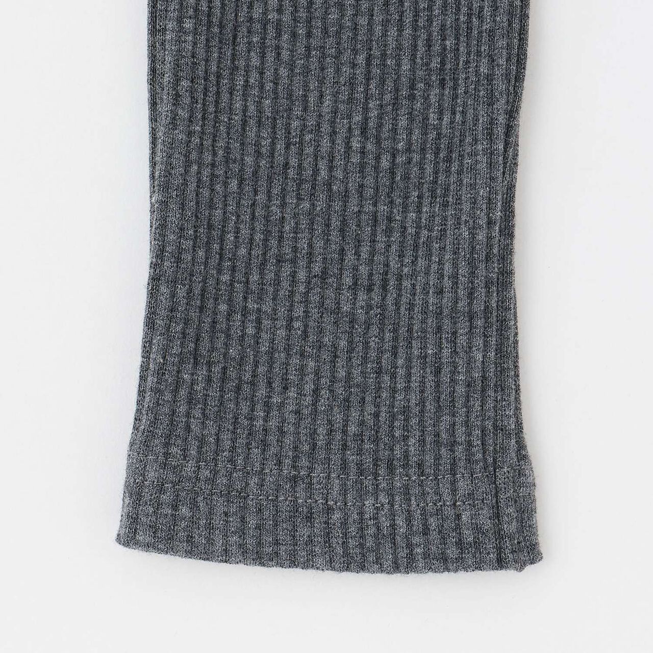 荷葉邊全長打底褲,炭灰色, large image number 5