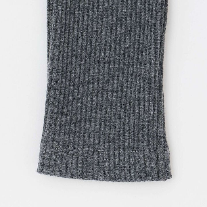 荷葉邊全長打底褲,炭灰色, medium image number 5