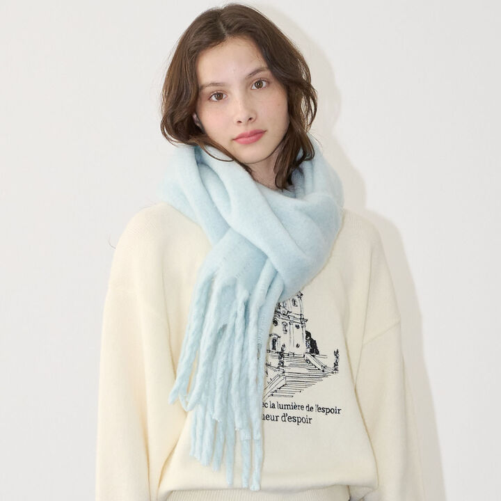 [Anti-Static] Loop Yarn Scarf,, medium