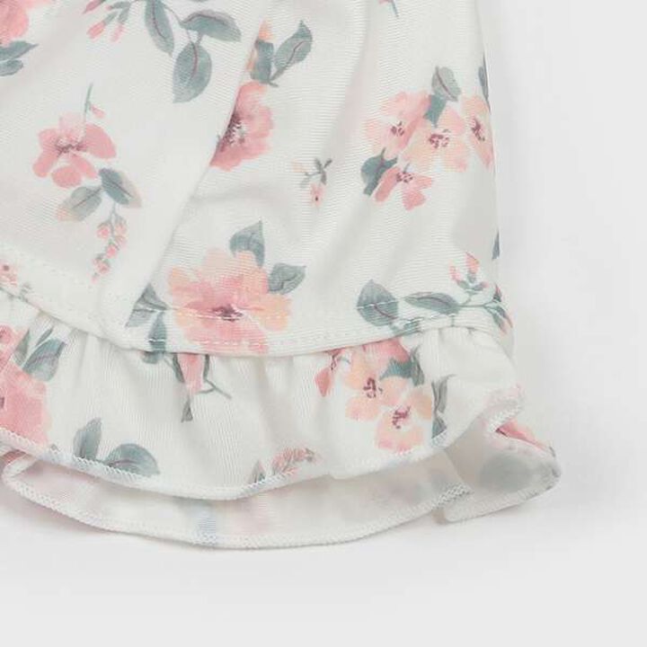 Floral Swim Cap,Off white, medium image number 2
