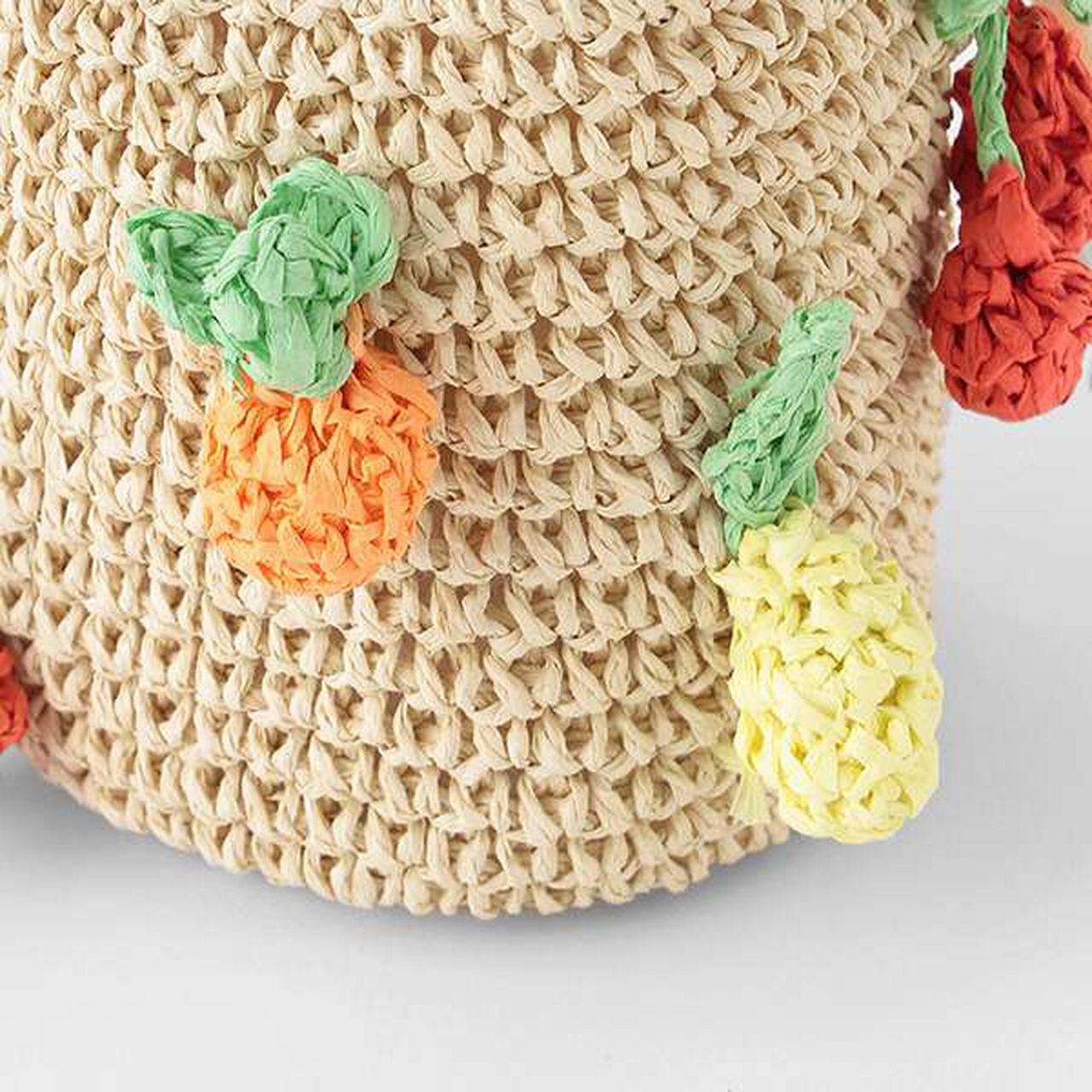 Woven Fruit Bag,Beige, large image number 7