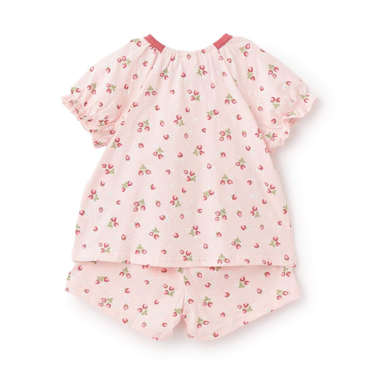 GIRLS Short-Sleeve Pajamas,Red, large image number 5