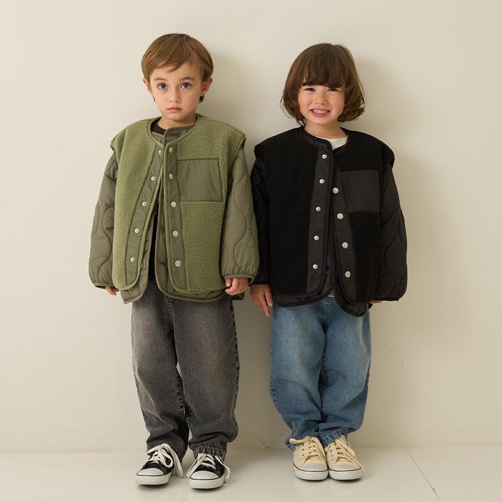 [Mix and Match Series] Quilted Jacket,Off white, medium image number 37