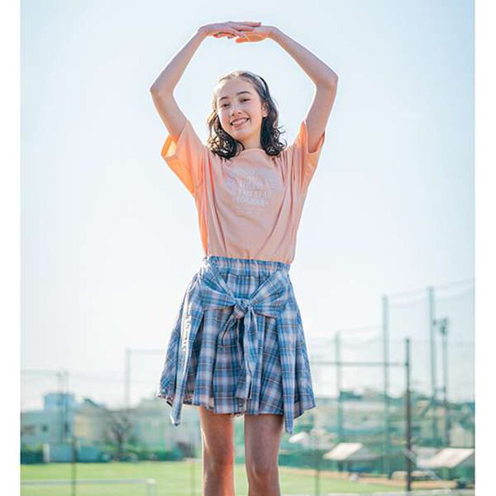 Shirt-Wrapped Checkered Culottes,Brown, medium image number 12