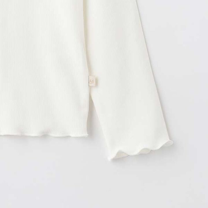 [AMI] Line Collar Mesh Cardigan × Long Sleeve T-Shirt Set,Off white, medium image number 10