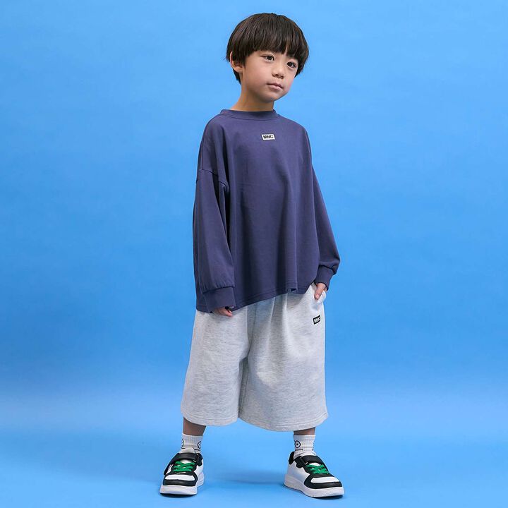 [Anti-Stain & Quick-Dry & Shape Retention] Checker Flag Printed T-Shirt [MNCM],Navy, medium image number 31