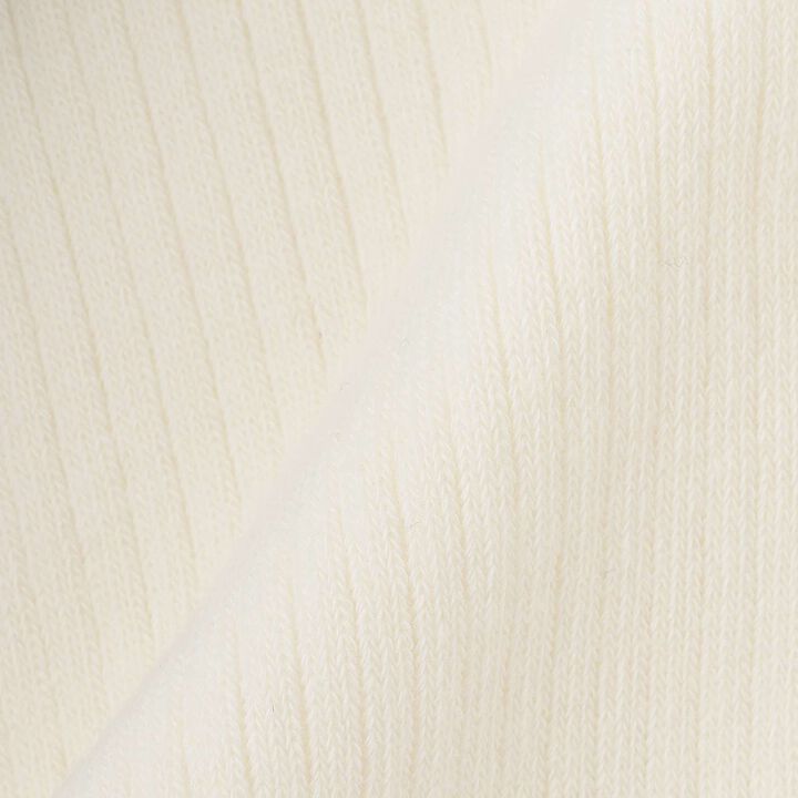 1-Point Embroidered Knee-High Socks,White, medium image number 3
