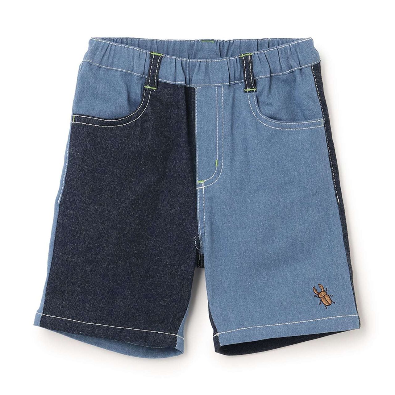 Insect Pocket 5-Minute Length Pants,Sax blue, large image number 6