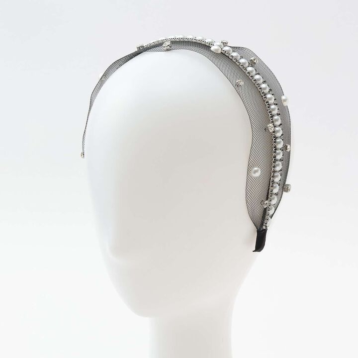 Sparkling Bijou Headband,Black, medium image number 7