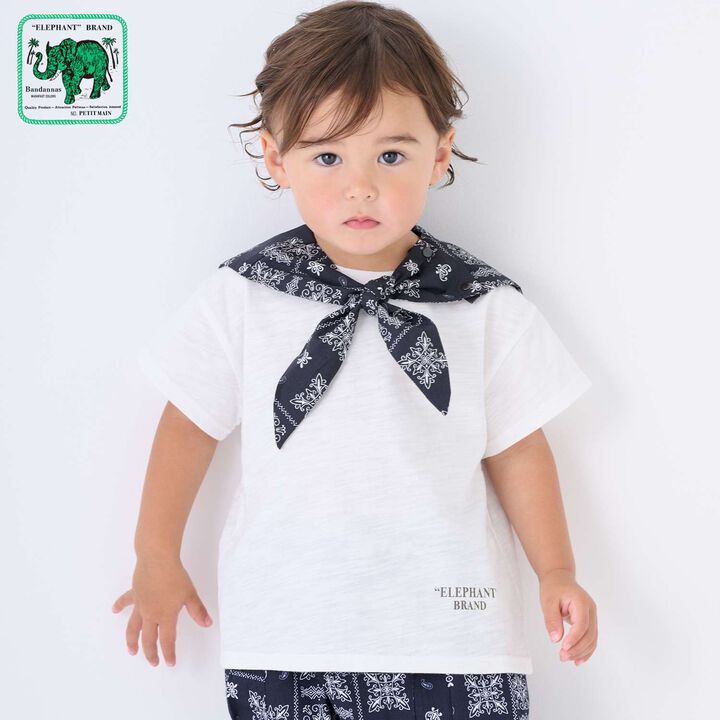 [ELEPHANT] Sailor Collar Detachable Short Sleeve T-Shirt,, medium