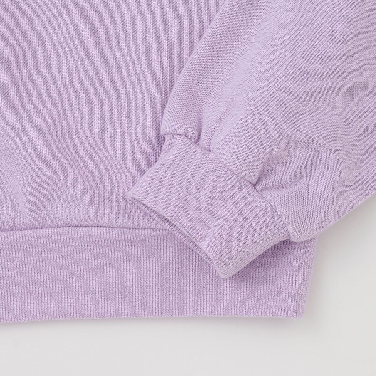 Shoulder Opening Fleece Pullover,Lavender, large image number 3