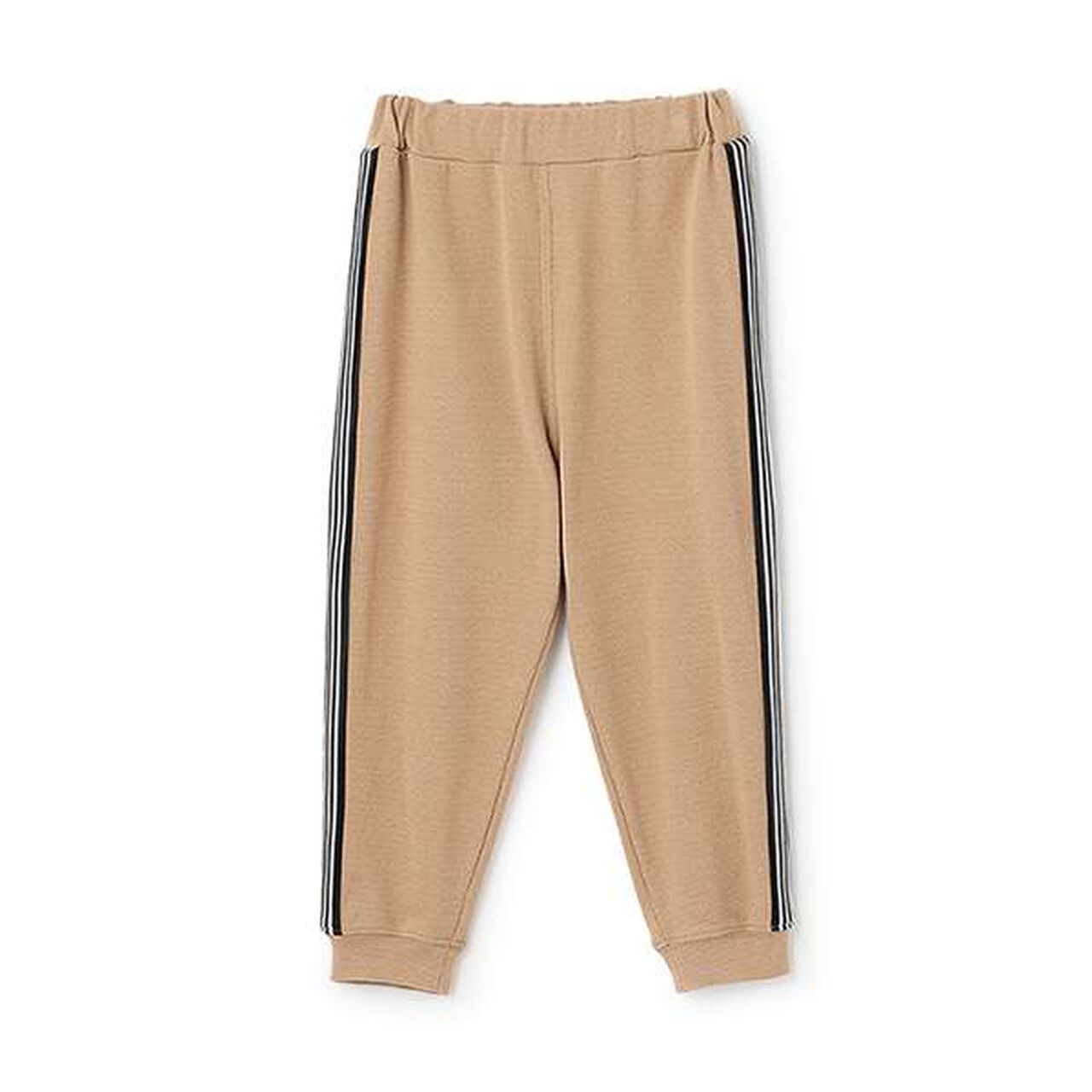 Tomo Pants with Side Line Tapered Design,Greige, large image number 3