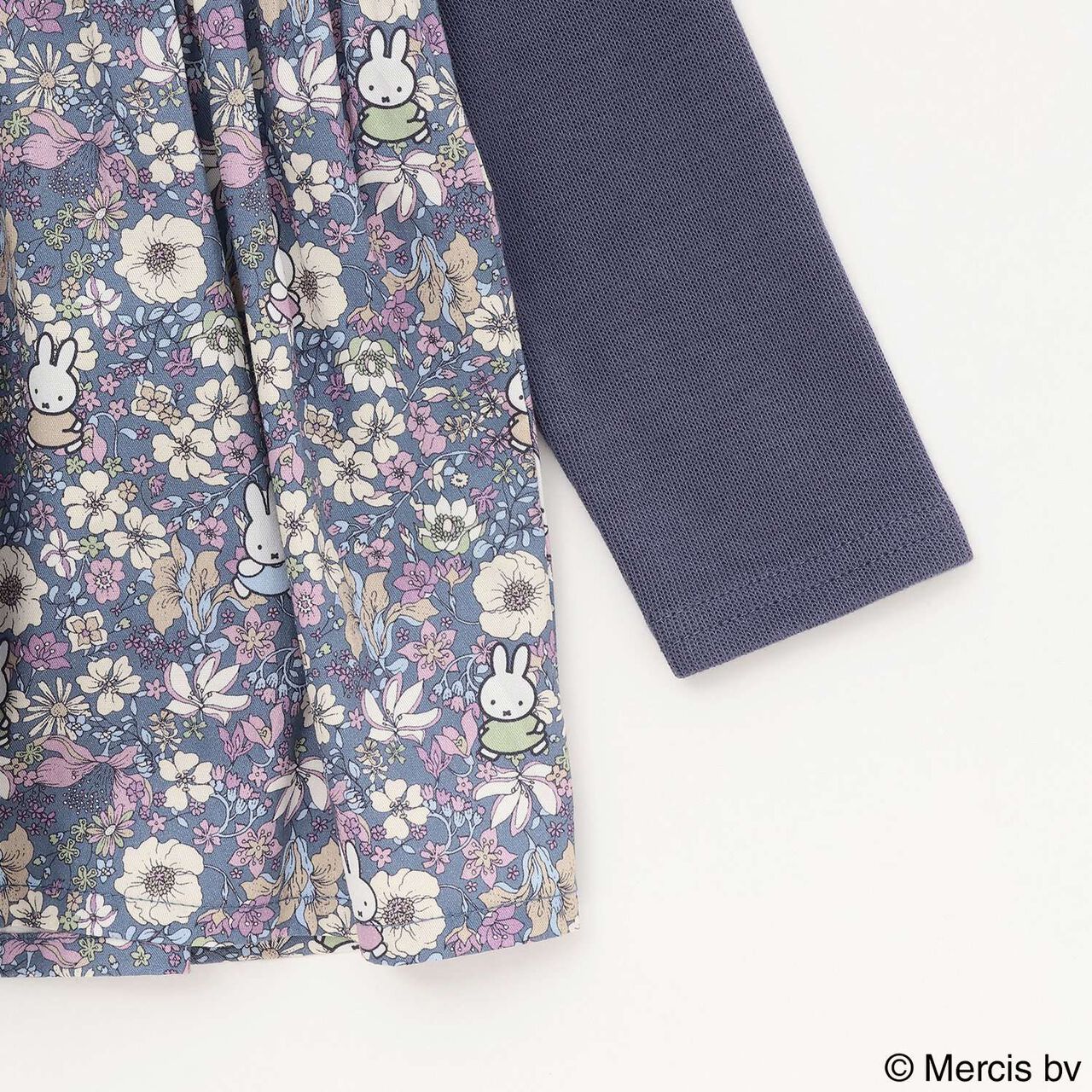 [Miffy] Floral Pattern Docking Tunic,Navy, large image number 10
