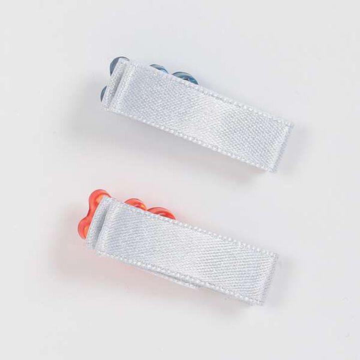 Bear Hair Clips 2-Pack,Light pink, medium image number 2