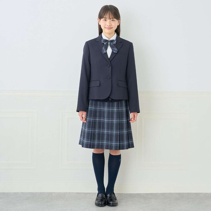 [Graduation Attire] Embroidered Logo Knee-High Socks,Deep red, medium image number 18