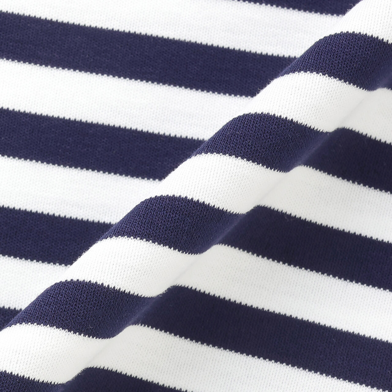 Necklace Embroidery Stripe Pattern One-Piece Dress,Navy, large image number 4