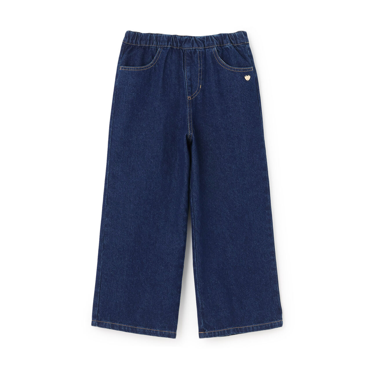 [Recommended for School] Back Ribbon Wide Pants for Girls [Kids' Clothing],Sax blue, large image number 11