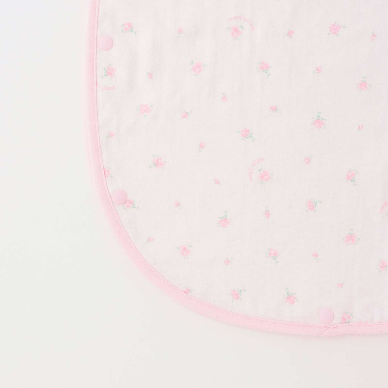 Rose Pattern Gauze Towel Sleeper,Light pink, large image number 4
