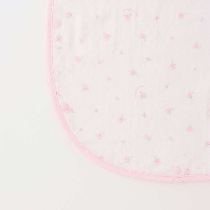 Rose Pattern Gauze Towel Sleeper,Light pink, medium image number 4