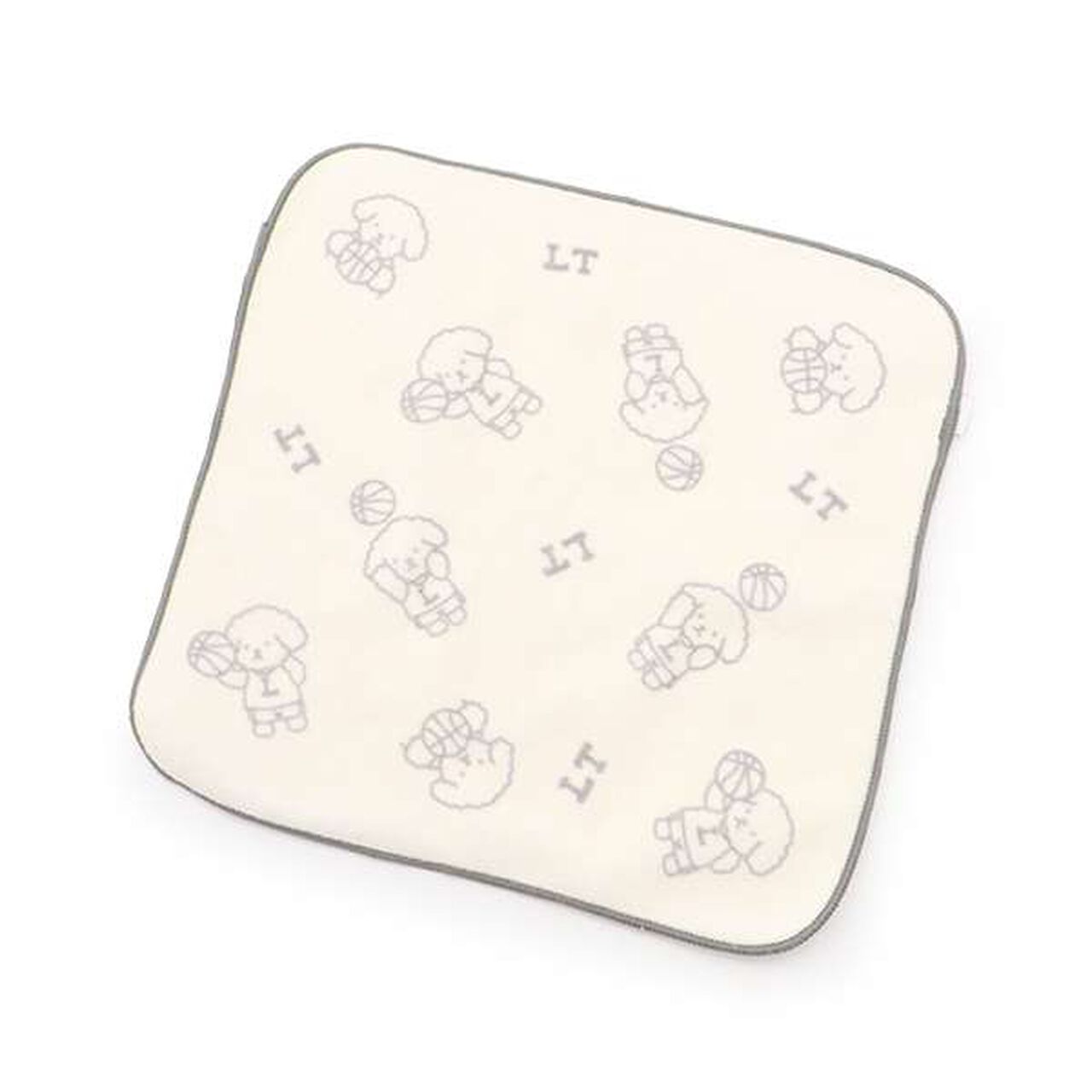 Club Activity Dog Hand Towel,Ivory, large image number 0