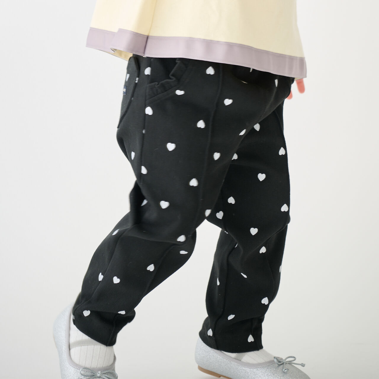 Smile Stain-Resistant Loose Fit Pants,Light pink, large image number 1